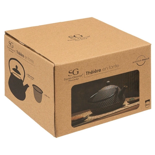 Konvice Terre d`oasis železná černá/zlatá